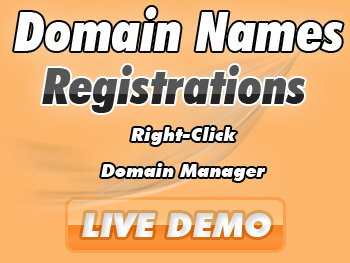 Modestly priced domain name registration service providers